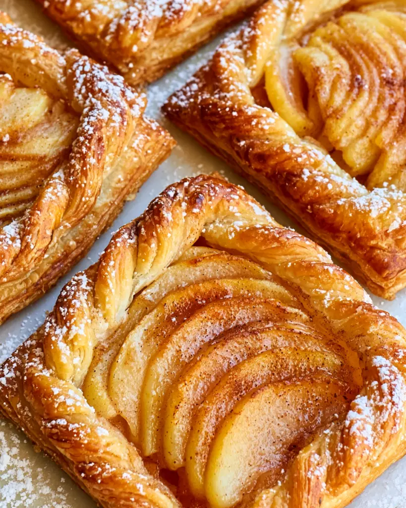 Easy Puff Pastry Fruit Tarts Recipe 8 Apple Cinnamon Puff Pastry Tarts
