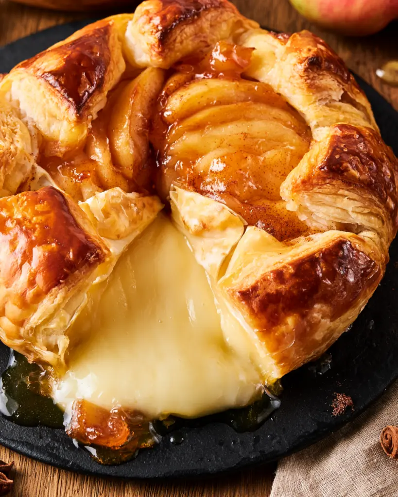 Apple Puff Pastry Brie