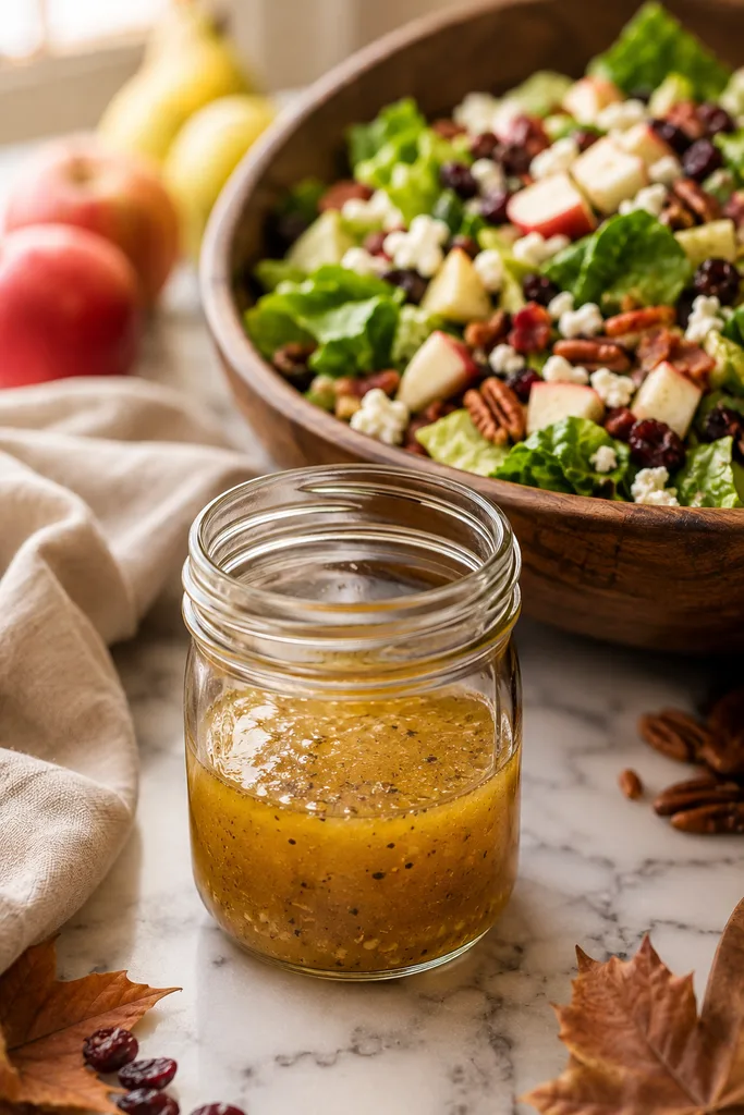 Autumn Chopped Salad Recipe 3 Homemade Vinaigrette Dressing