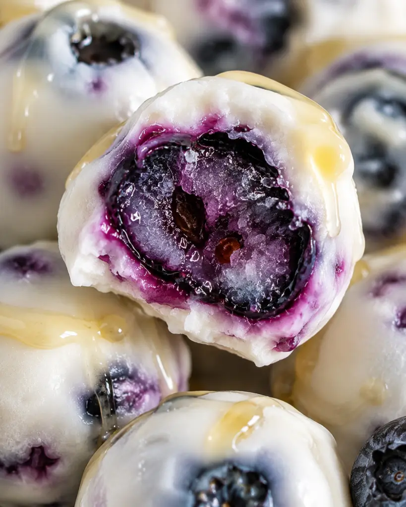 Easy Blueberry Greek Yogurt Bites Recipe 2 Blueberry Greek Yogurt Bites