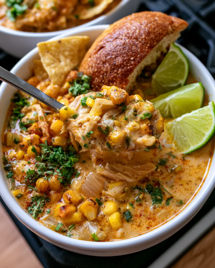 Chicken Mexican Street Corn Soup