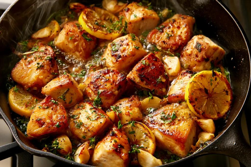 Cook the Chicken for Greek Chicken Bowls
