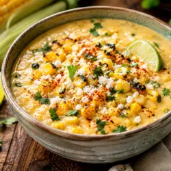 Easy Mexican Street Corn Soup 6 Mexican Street Corn Soup Recipe card