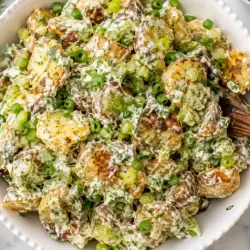 Viral Green Crispy Smashed Potato Salad 6 Crispy Smashed Potato Salad Recipe card