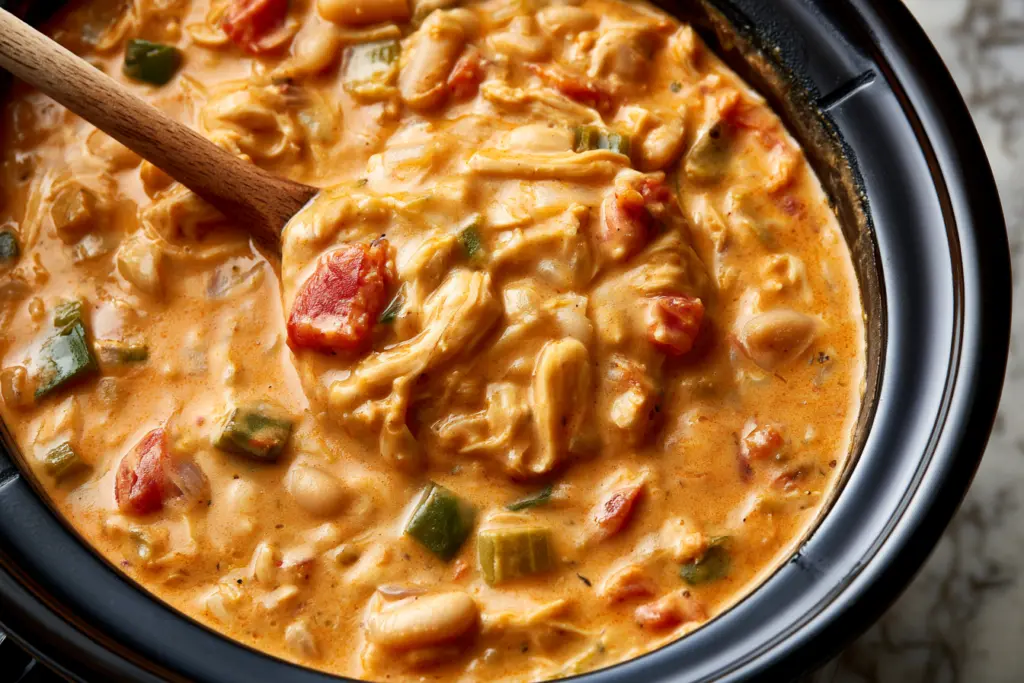 Crockpot Buffalo Chicken Chili 5 Crockpot Buffalo Chicken Chili