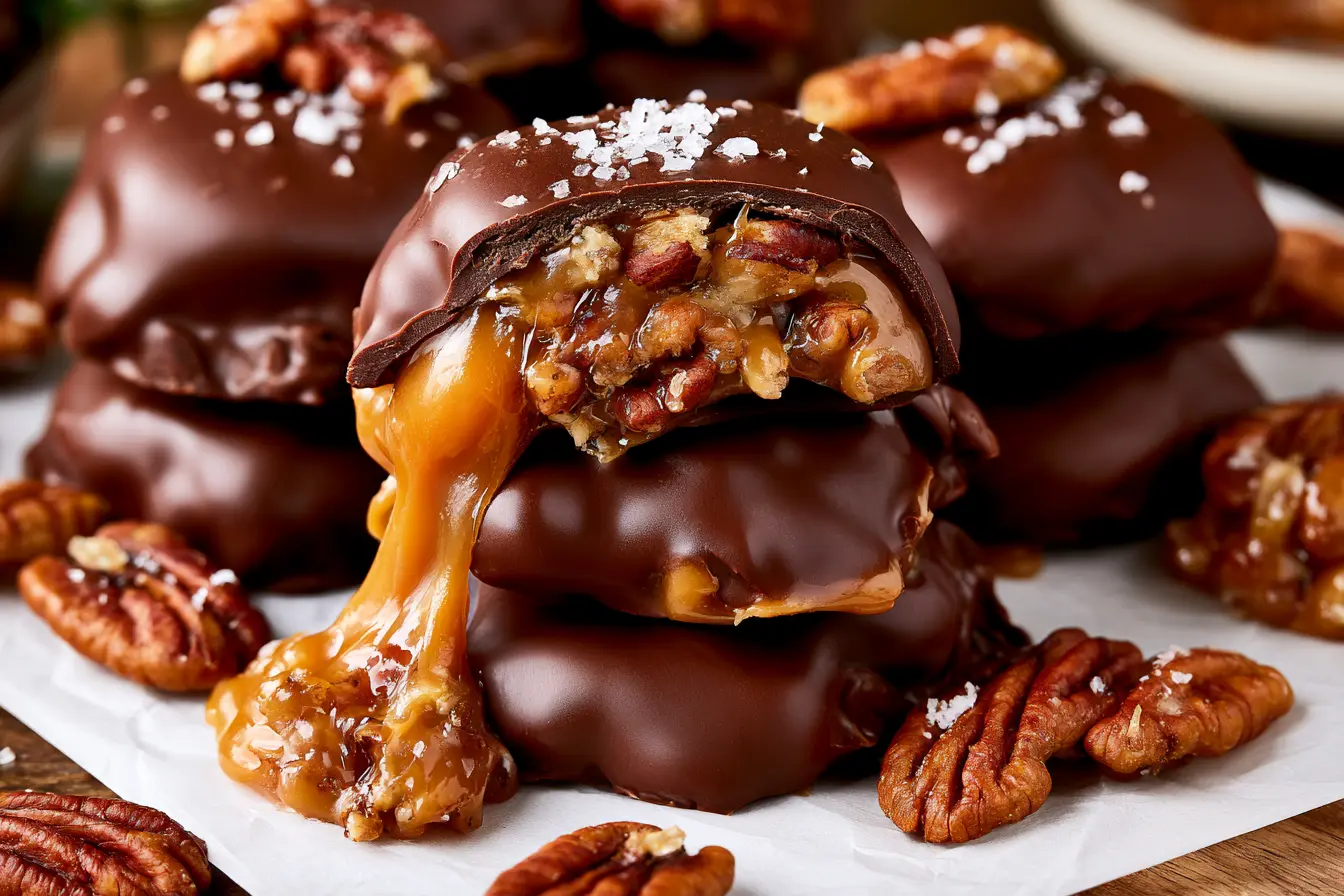 Caramel Pecan Chocolate Clusters Recipe