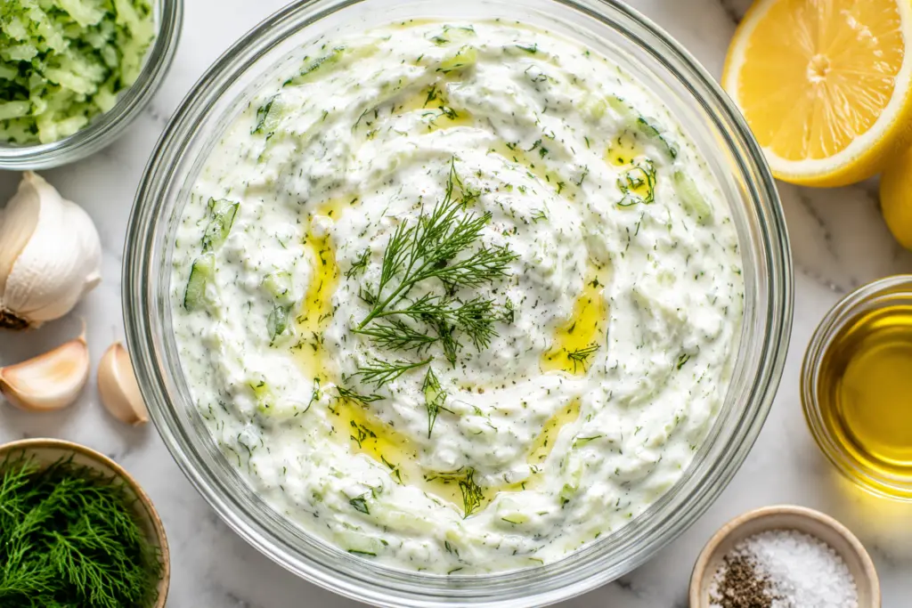 Fresh Mediterranean Tzatziki Sauce