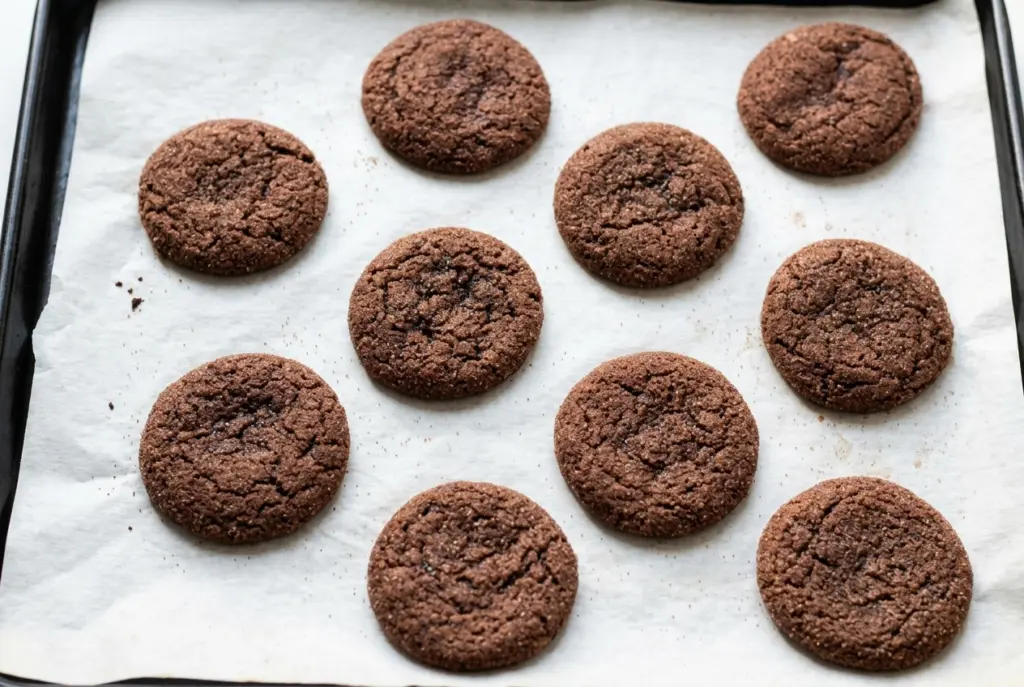 Freshly Baked Sourdough Chocolate Snickerdoodle Cookies
