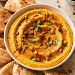 Creamy Pumpkin Hummus Recipe 6 Creamy Pumpkin Hummus Recipe Card