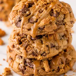 Chocolate Chip Biscoff Cookies Recipe 8 Chocolate Chip Biscoff Cookies Recipe Card