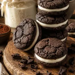 Sourdough Oreo Cookies 8 Homemade Sourdough Oreo Cookies Recipe Card