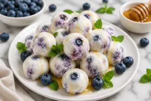 Easy Blueberry Greek Yogurt Bites Recipe