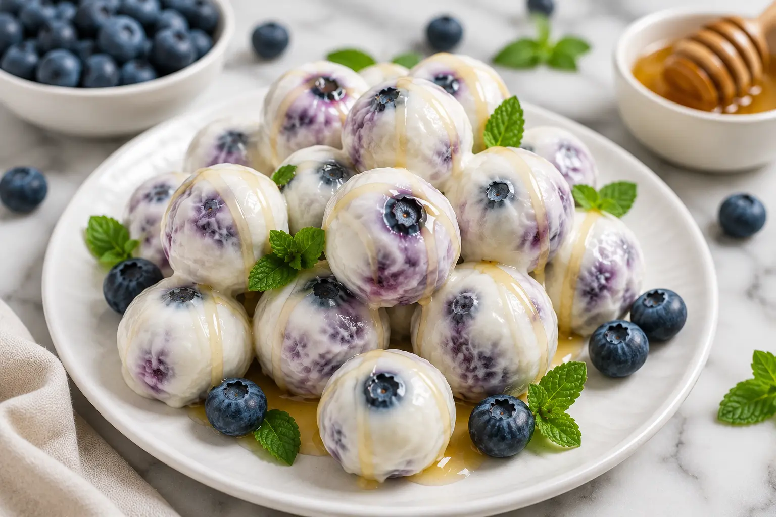 Easy Blueberry Greek Yogurt Bites Recipe