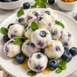 Easy Blueberry Greek Yogurt Bites Recipe 7 Easy Blueberry Greek Yogurt Bites Recipe Card
