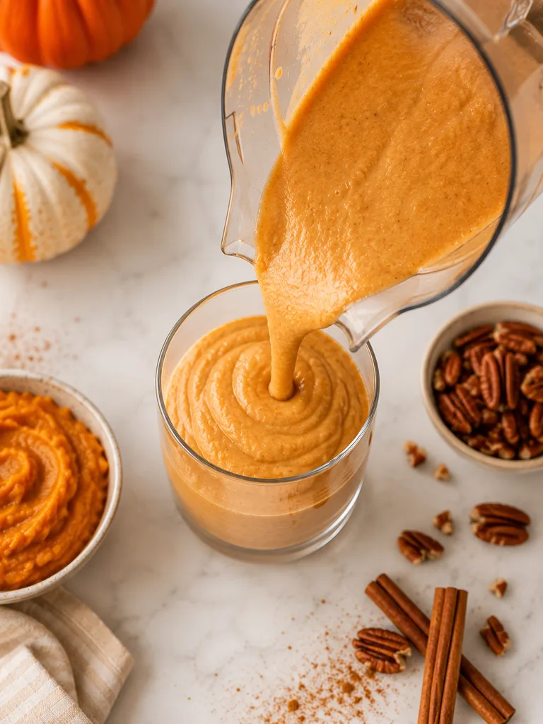 Pumpkin Spice Smoothie Pour