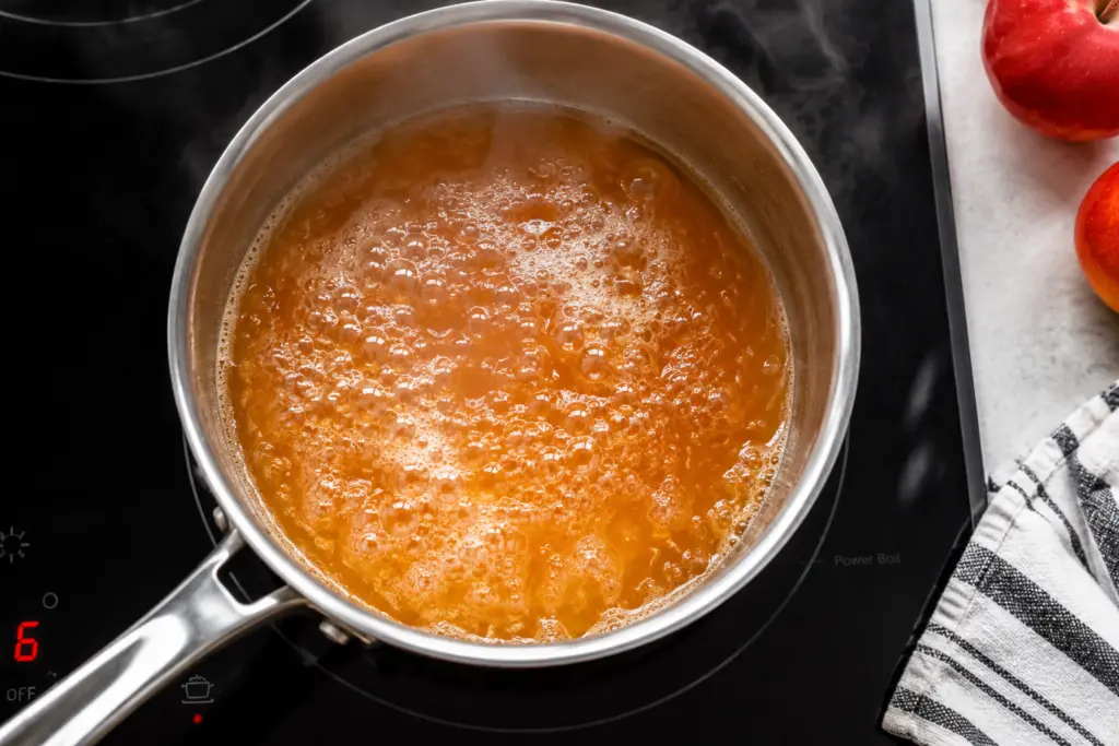 Apple Cider Donut Bread Recipe 3 Reduce the Apple Cider