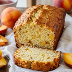 Peach Sourdough Quick Bread Recipe 7 Peach Sourdough Quick Bread Recipe Card
