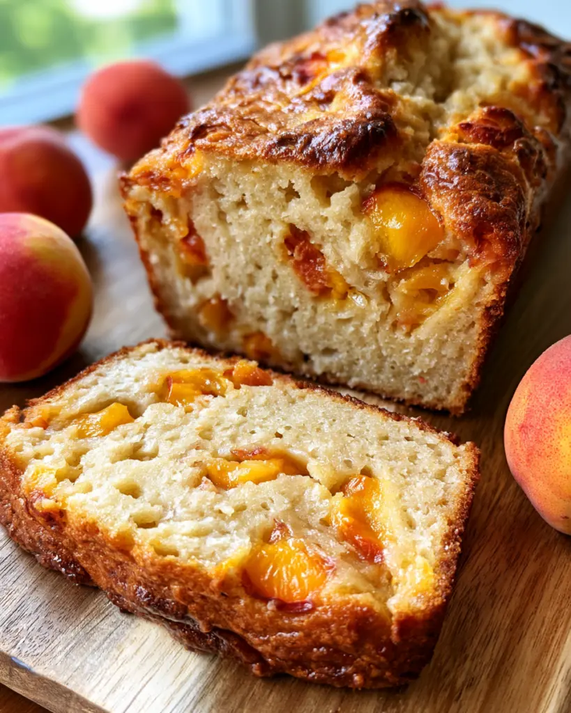 Peach Sourdough Quick Bread Recipe 2 Soft & Moist Peach Sourdough Quick Bread
