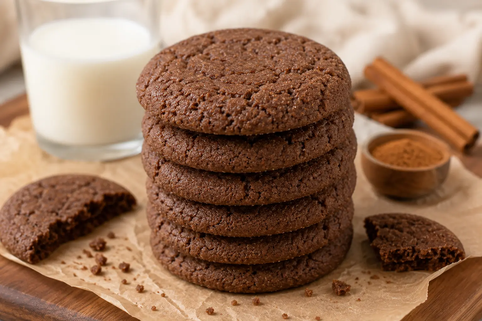 Sourdough Chocolate Snickerdoodle Cookies Recipe