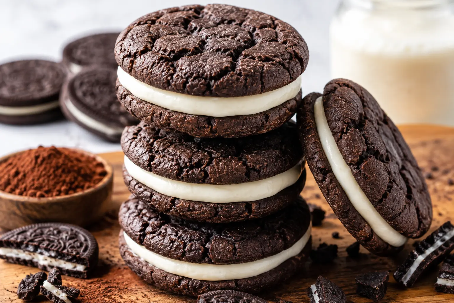 Sourdough Oreo Cookies