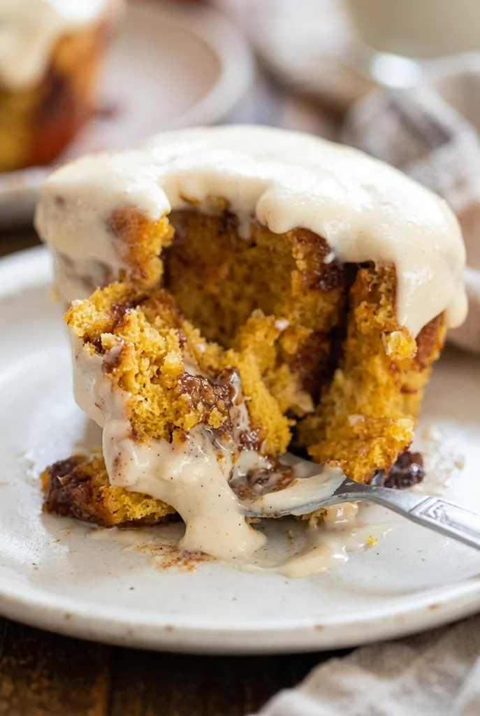 Sourdough Pumpkin Cinnamon Rolls Recipe 10 Sourdough Pumpkin Cinnamon Roll Serving