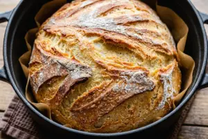 The Easiest Sourdough Discard Bread (No-Knead)
