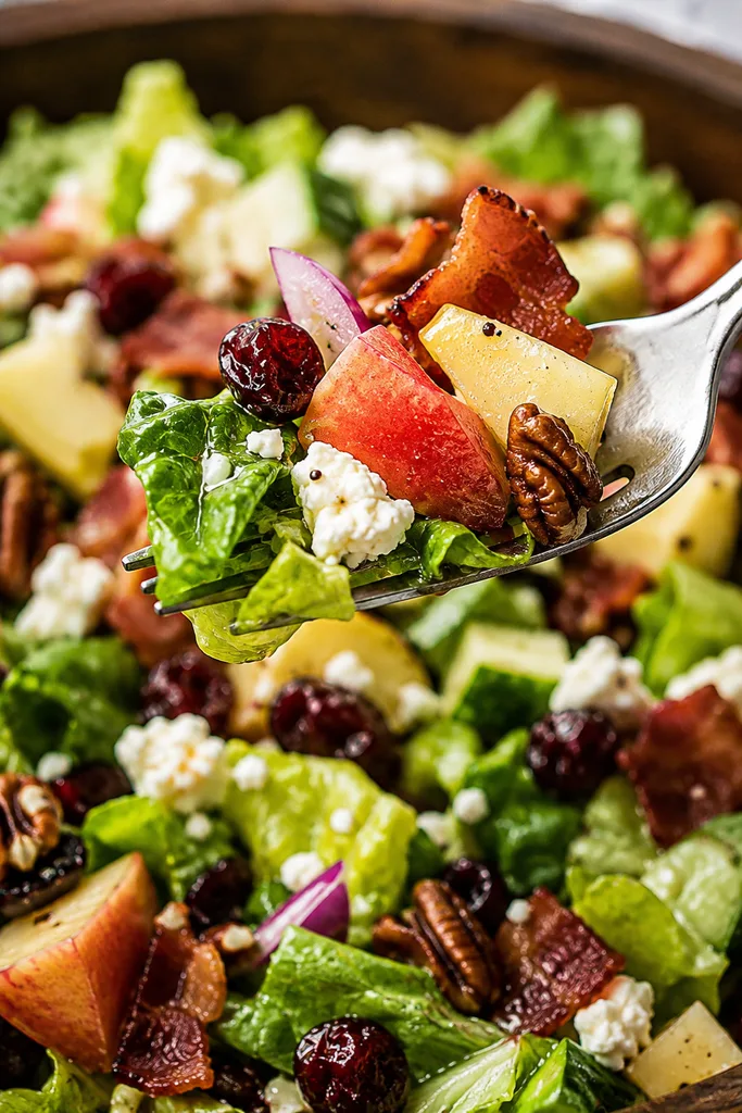 Autumn Chopped Salad Recipe 5 autumn chopped salad serving