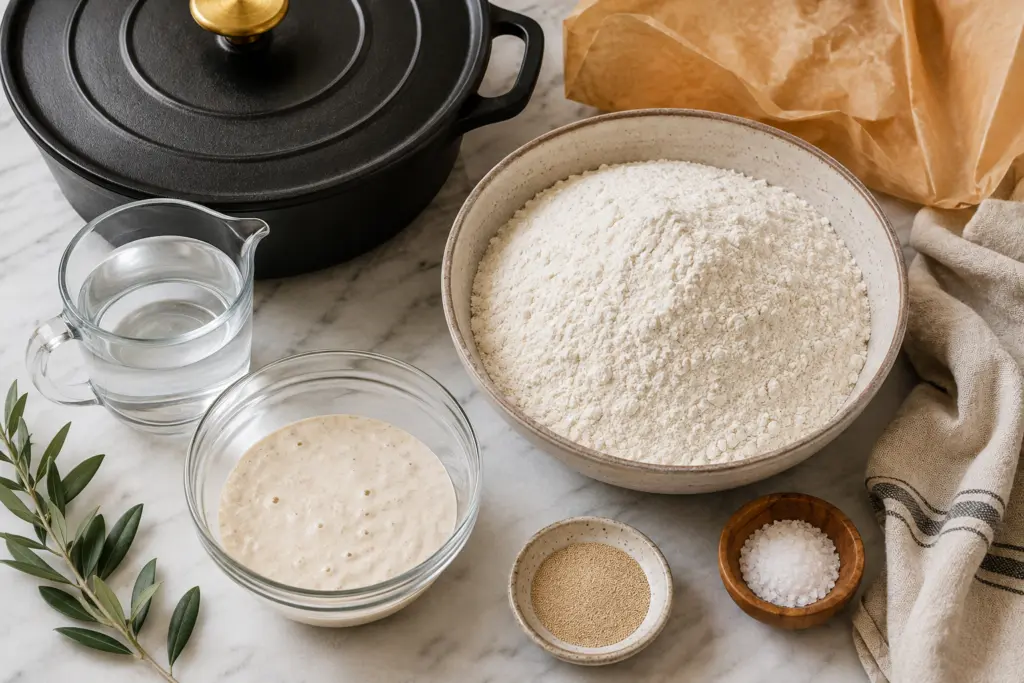 The Easiest Sourdough Discard Bread (No-Knead) 2 Ingredients for homemade sourdough discard bread