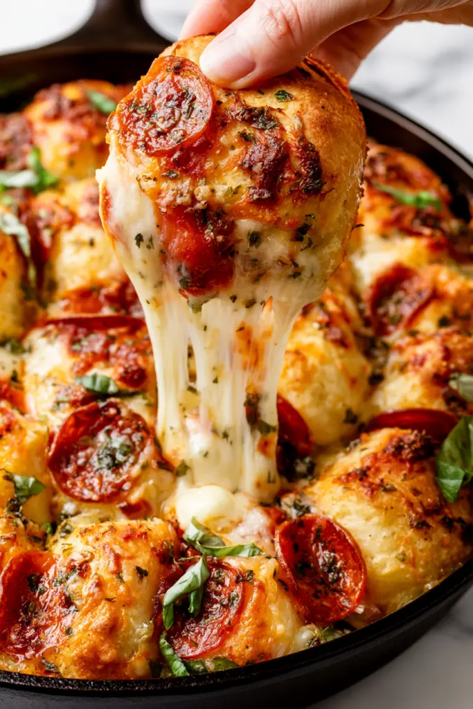 Easy Pizza Pull Apart Rolls Recipe 2 Easy Pizza Pull Apart Rolls