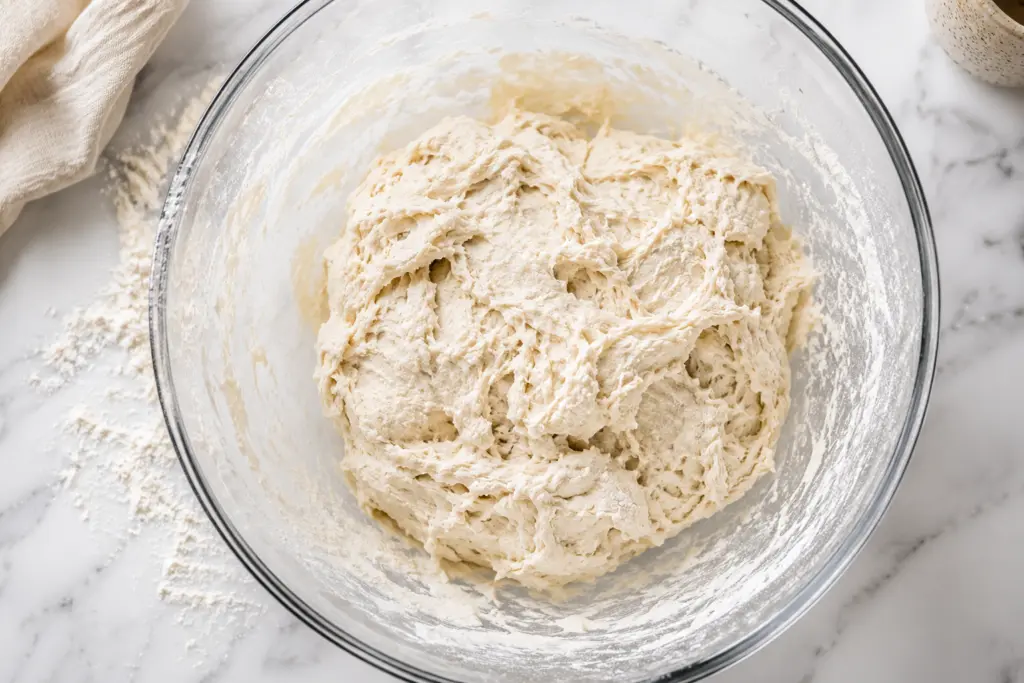 sourdough discard tortilla dough
