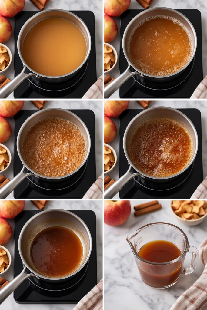 How to Make the Apple Cider Reduction