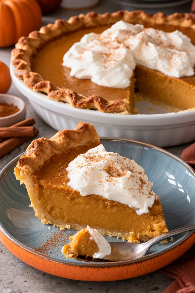 Sourdough Discard Pumpkin Pie Recipe 7 Autumn Sourdough Discard Pumpkin Pie Slice
