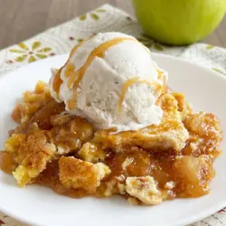 Caramel Apple Dump Cake Recipe Card
