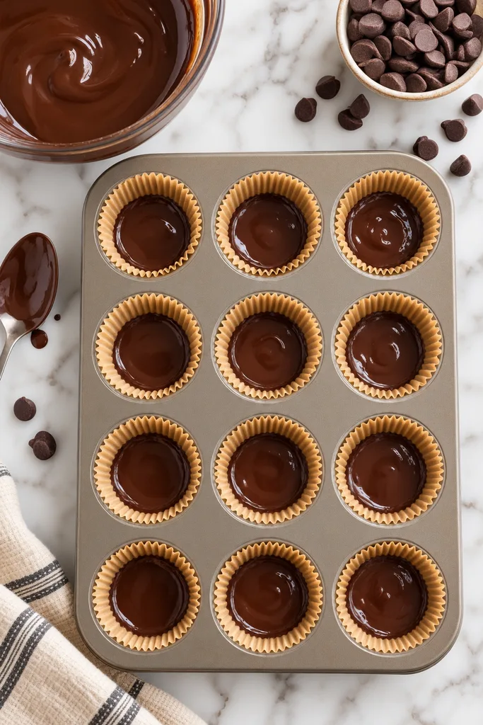 Nut Pumpkin Chocolate Cups Recipe (No Bake, Vegan, & Gluten-Free!) 3 Create the Chocolate Base