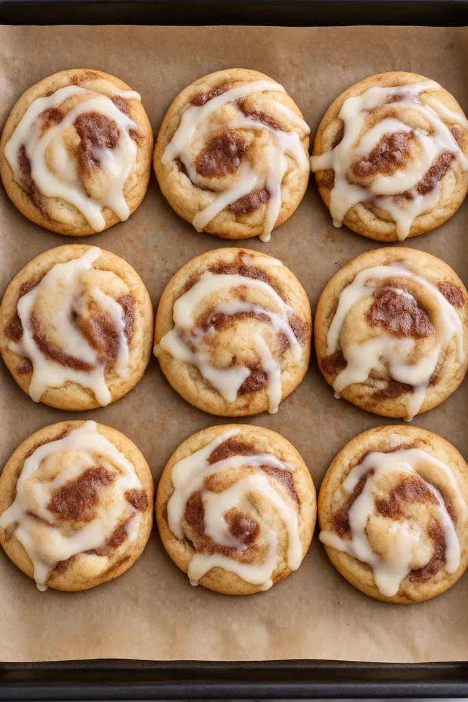 Cinnamon Rolls cookies with Cream Cheese Icing 11 Cinnamon Rolls cookies with Cream Cheese Icing