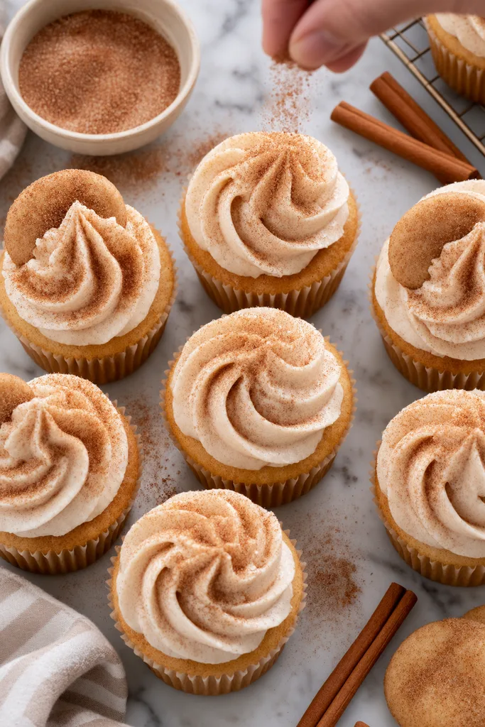 Cinnamon Sugar Cupcake Finish