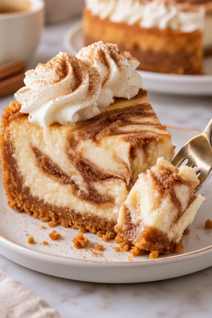 Cinnamon Swirl Cheesecake 8 Delicious Cinnamon Swirl Cheesecake Bite