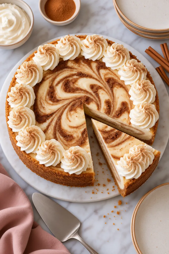 Cinnamon Swirl Cheesecake 7 Cinnamon Swirl Cheesecake Delight
