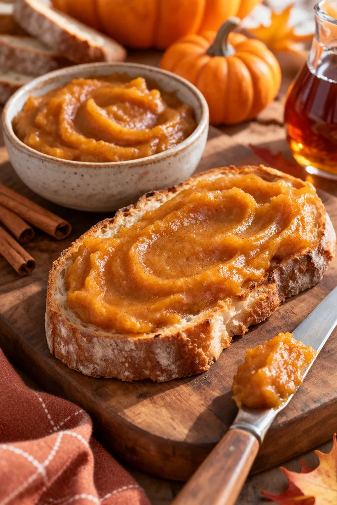 Spiced Pumpkin Butter with 6-Ingredients 5 Cozy Autumn spiced pumpkin butter Spread Toast