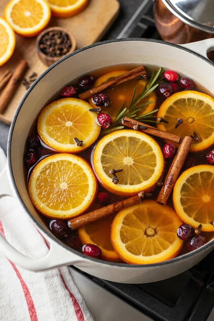 Fall Simmer Pot Recipes (Easy + Simple Stovetop & Crock Pot) 6 Cranberry-Orange Simmer Pot