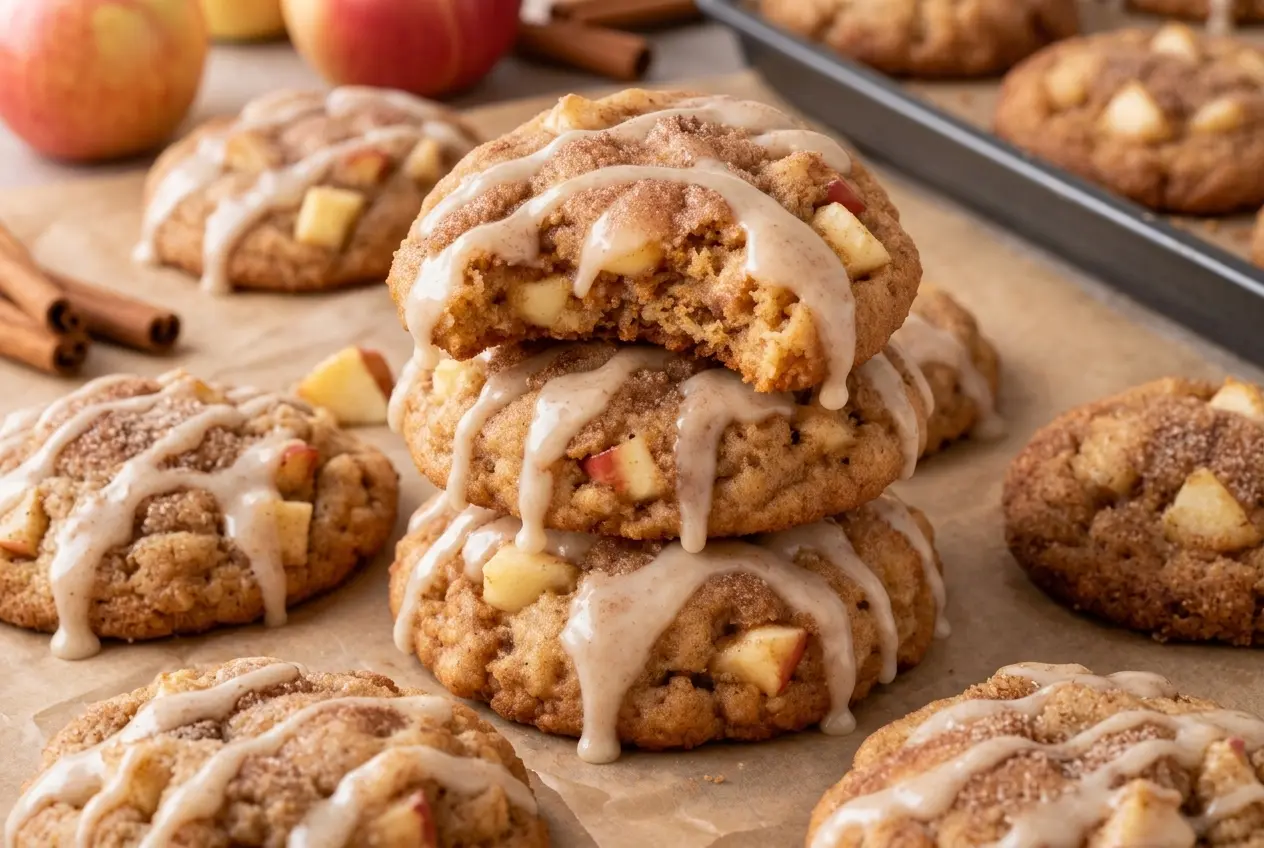 Brown Butter Sourdough Apple Cider Cookies Recipe