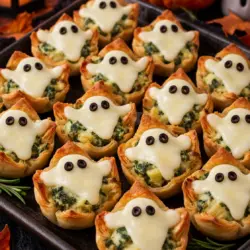 BOO! Artichoke and Spinach Bites Recipe 9 Halloween artichoke and spinach bites Recipe