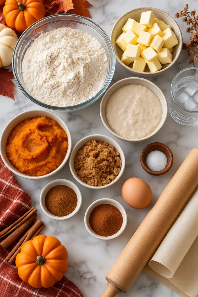 Flaky Sourdough Pumpkin Pie Twists Recipe 2 Ingredients for Flaky Sourdough Pumpkin Pie Twists