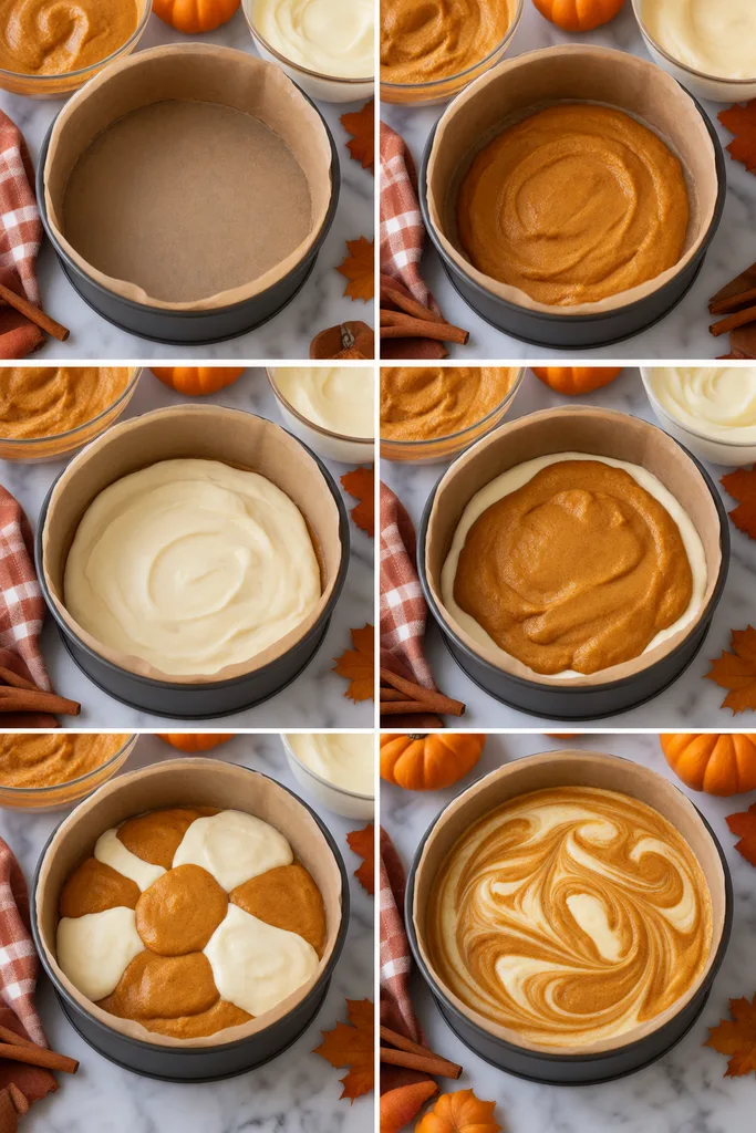 Creamy Pumpkin Cake Cheesecake Recipe 5 Layer the Pumpkin Cake Cheesecake