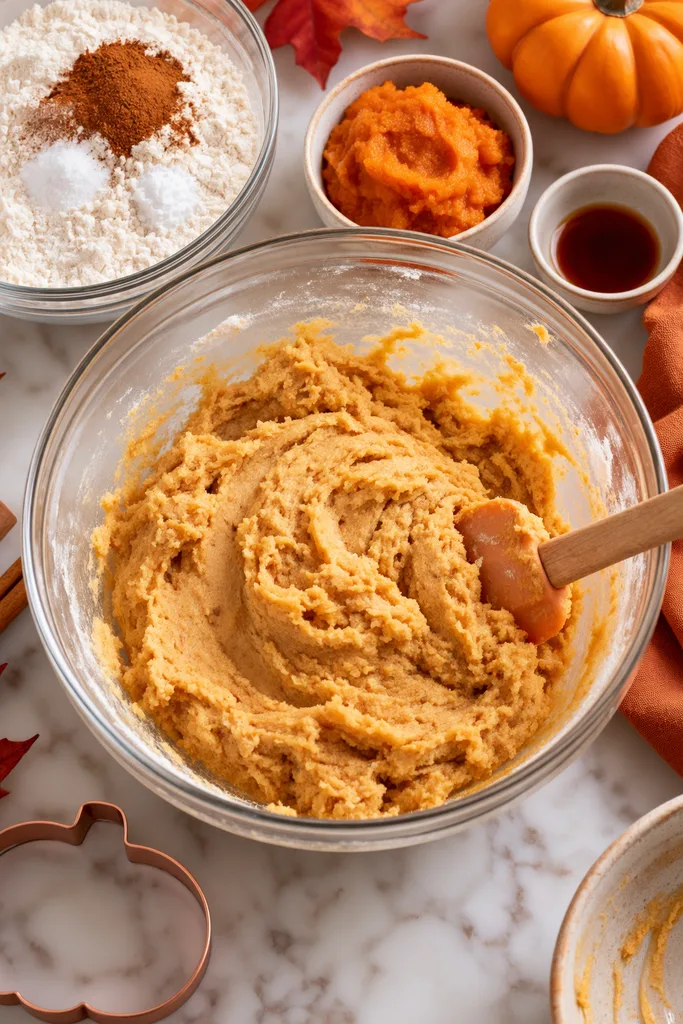 Make the Sourdough Pumpkin Sugar Cookies Dough