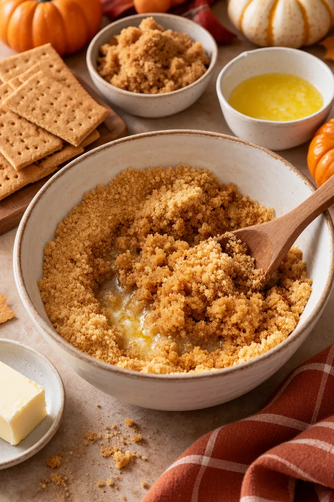 Prepare the Graham Cracker Crust