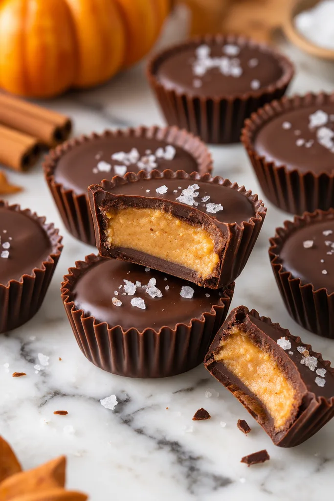 Nut Pumpkin Chocolate Cups Recipe (No Bake, Vegan, & Gluten-Free!) 6 Nut Pumpkin Chocolate Cups