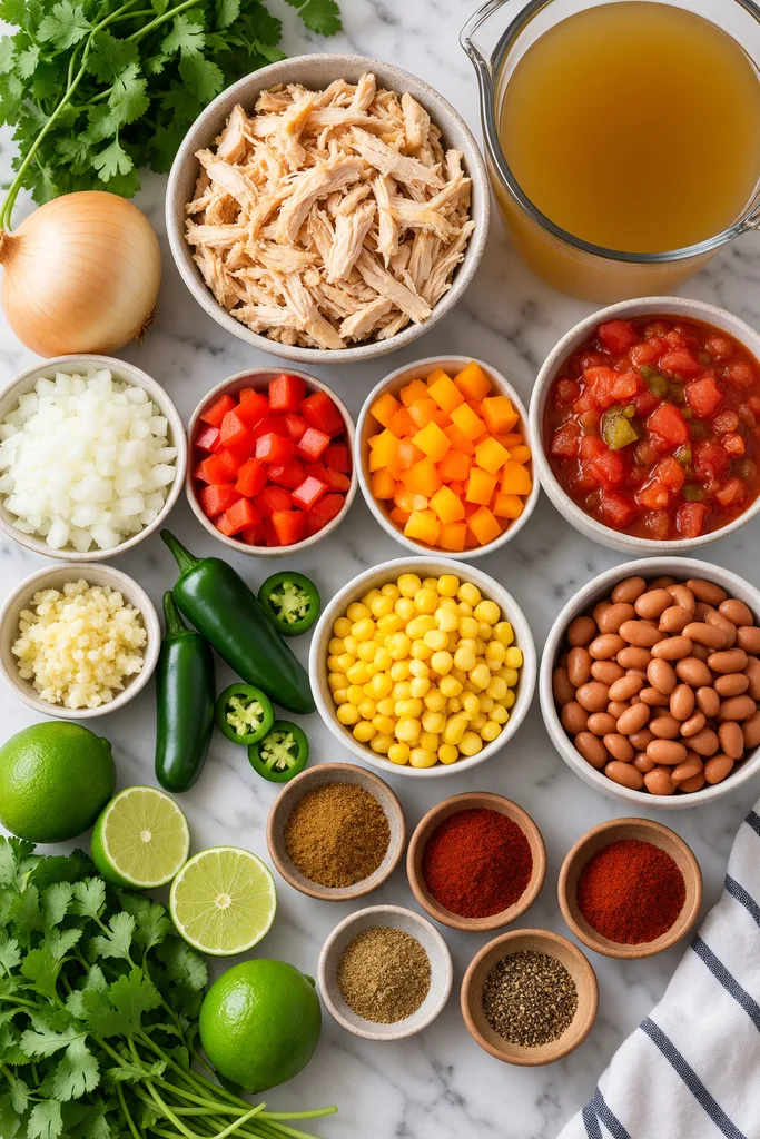 Southwestern Chicken Soup Recipe 2 Southwestern Chicken Soup Ingredients