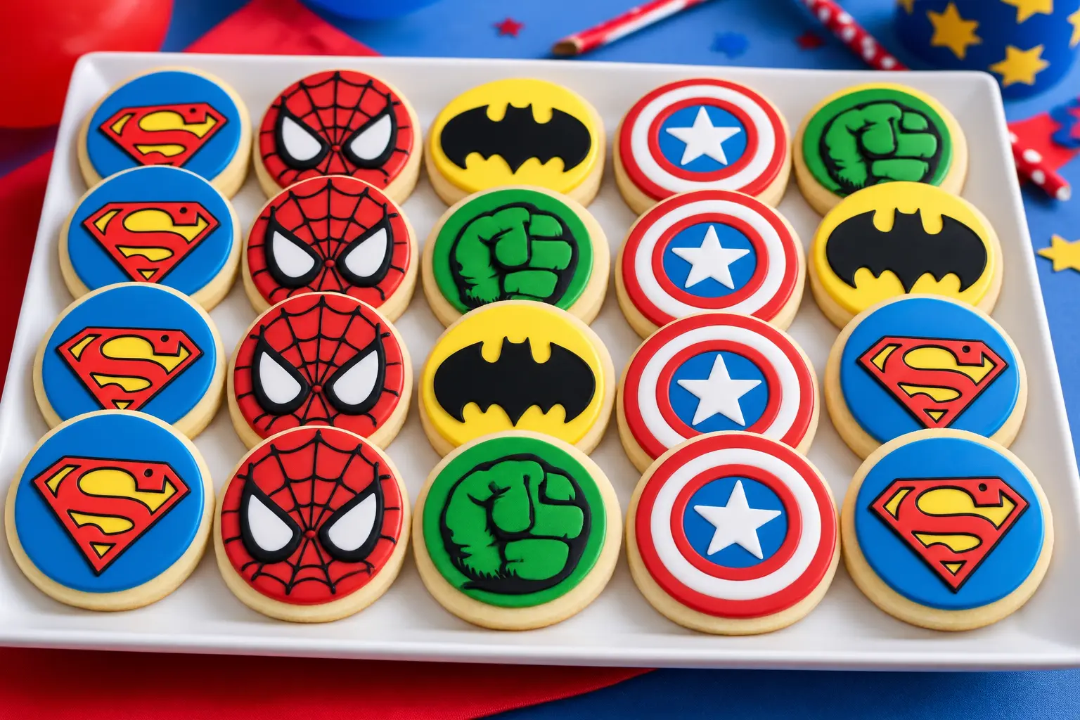 Super Easy Superhero Cookies Recipe