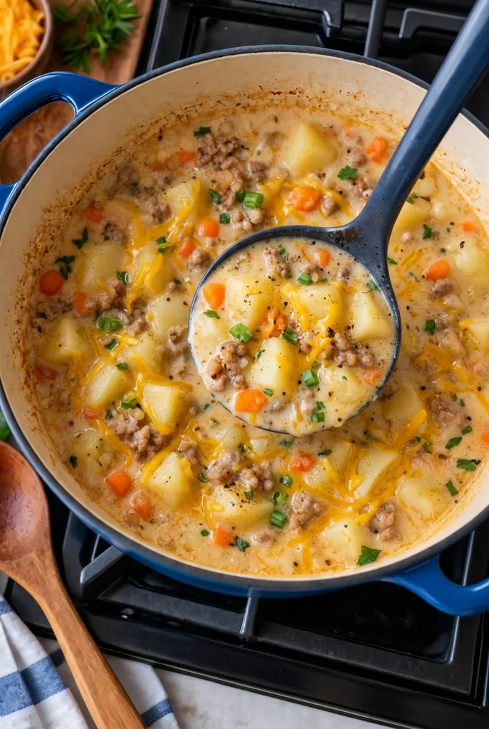 Creamy Sausage Potato Soup Recipe 7 Creamy Sausage Potato Soup Ready-to serve